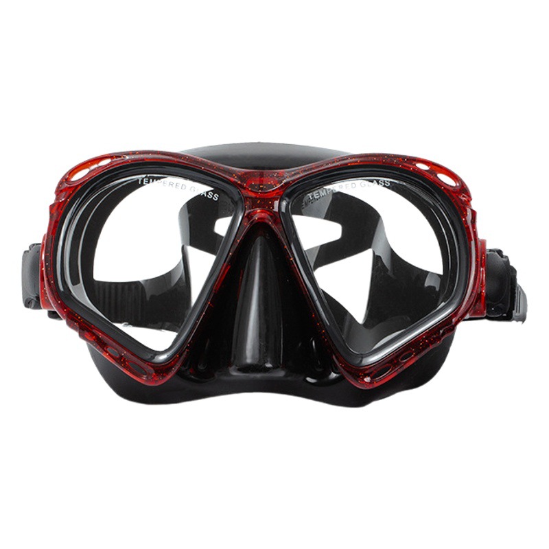 Quick Fish Professional Snorkeling Diving Equipment Two-piece Full Dry Snorkeling Tube Diving Bite One-piece Submersible Mirror Cover