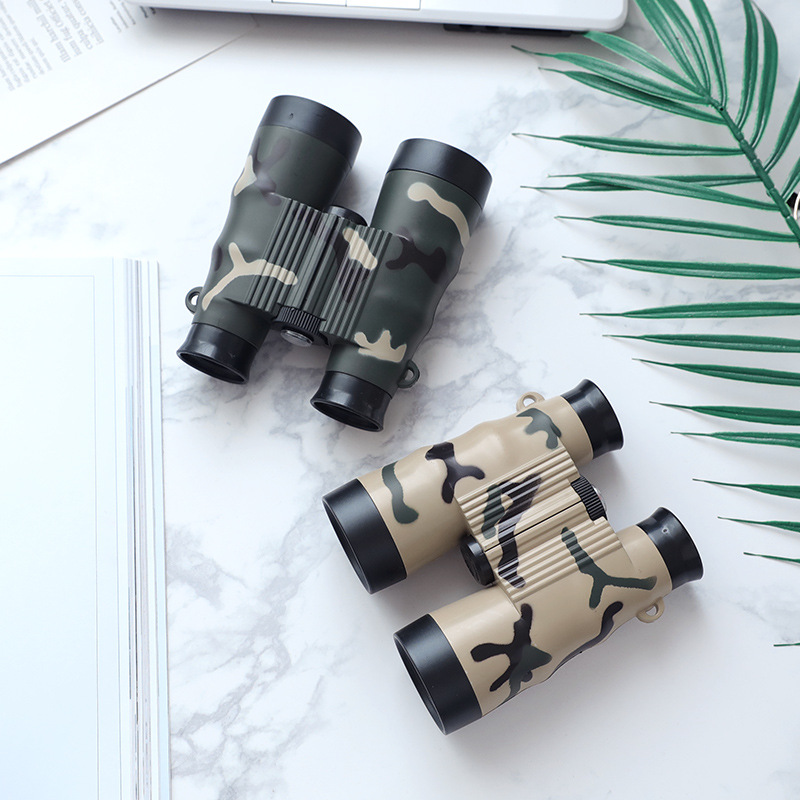 Picture of Children's Camouflage Telescope Student Portable Outdoor Toy Telescope Single Binocular HD Magnifier Optical Toy