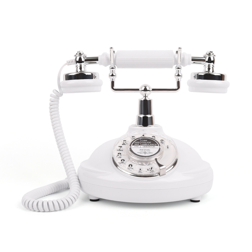 Cross-Border Telephone Retro Telephone Fixed Landline Telephone Home Hotel Office Antique Telephone Wholesale Manufacturer
