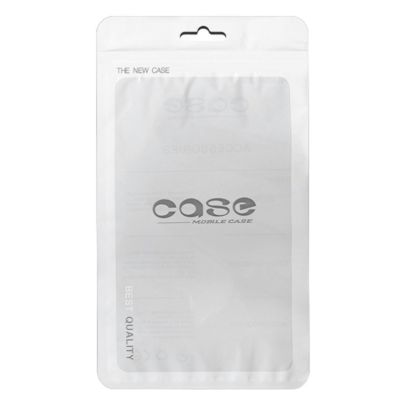 Mobile phone case packaging bag case translucent self-sealing bag black frosted wholesale electronic accessories plastic pearlescent bag