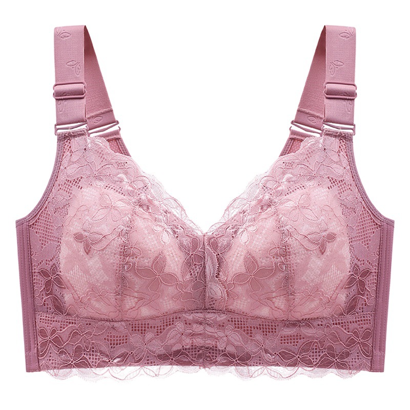 Ultra-thin summer Full Cup adjustable plus size underwear women's tomaning maintenance bra small push up breast collection