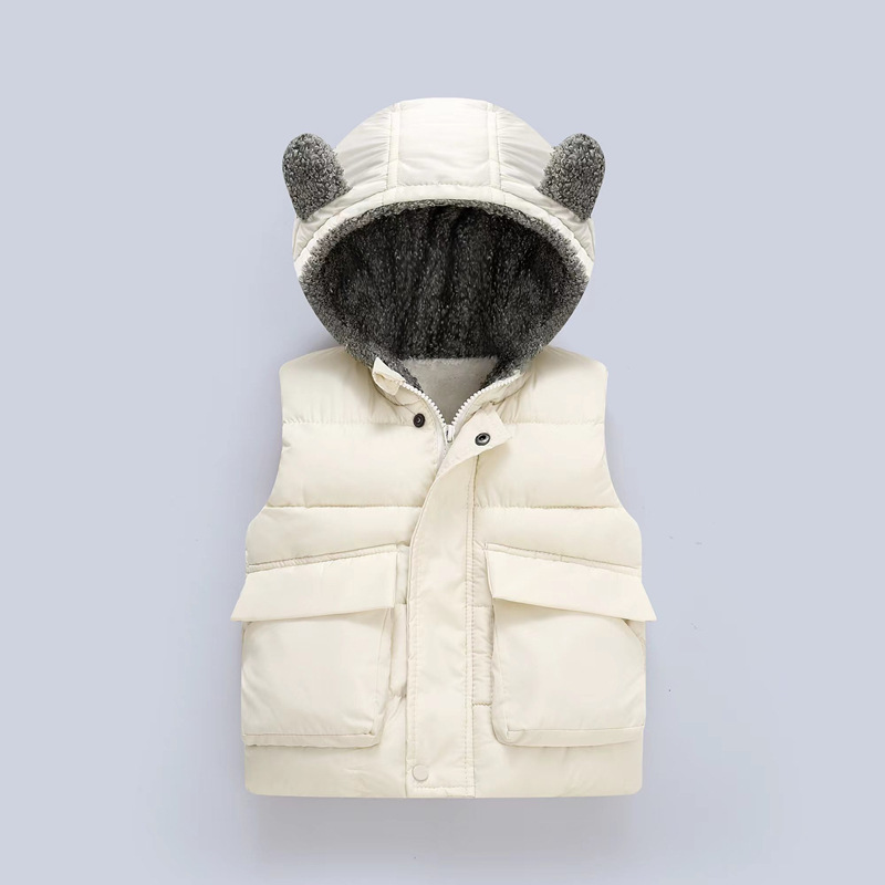 Picture of Boys' Cotton-Padded Clothes, Baby's Autumn and Winter Tops, Korean Style Children's Clothing Wholesale, Children's Thickened Warm Zipper Jackets, Trendy Delivery