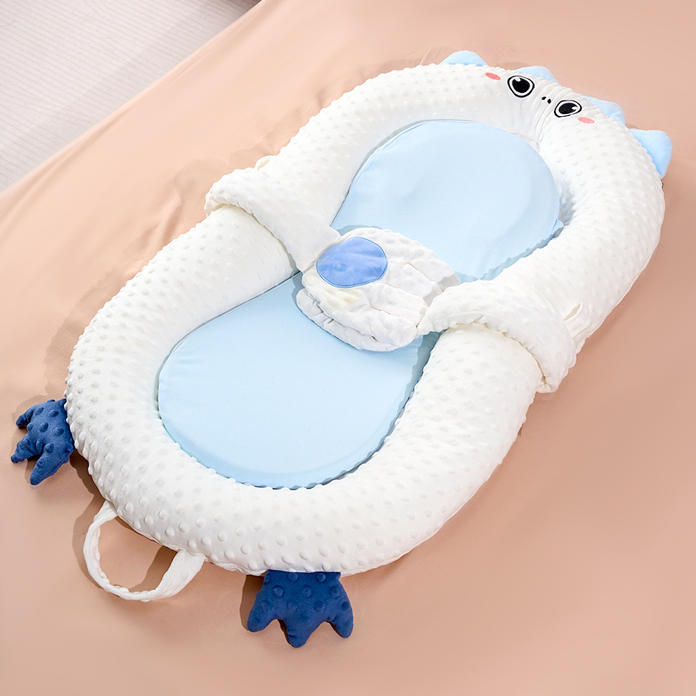 Picture of Infant bed bed multifunctional movable newborn soothing sleeping mat baby sleeping nest foldable anti-pressure ridge protection