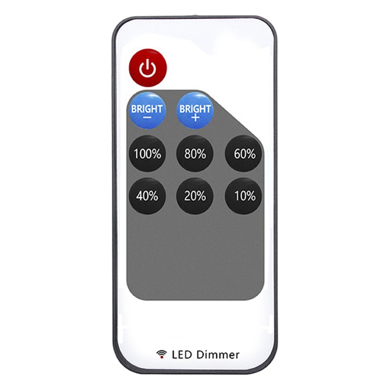 RF11 key monochrome dimming controller RF RF9 key mini DC head red and black line decorative painting paper carving painting remote control