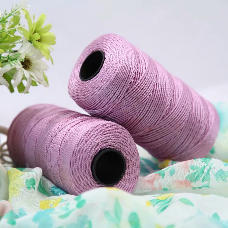 Picture of Gold thread mixed strand bright silk thread handmade diy crochet sweater doll scarf thread coat hand knitting thread factory wholesale