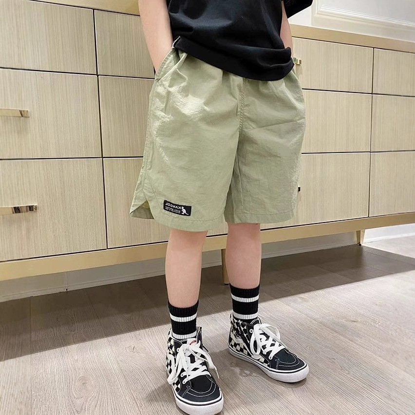 Outdoor Summer Casual Pants, Loose Five-Point Waterproof Beach Pants, Quick-Drying Basic Style, Same Style for Men and Women, Drop Shipping!