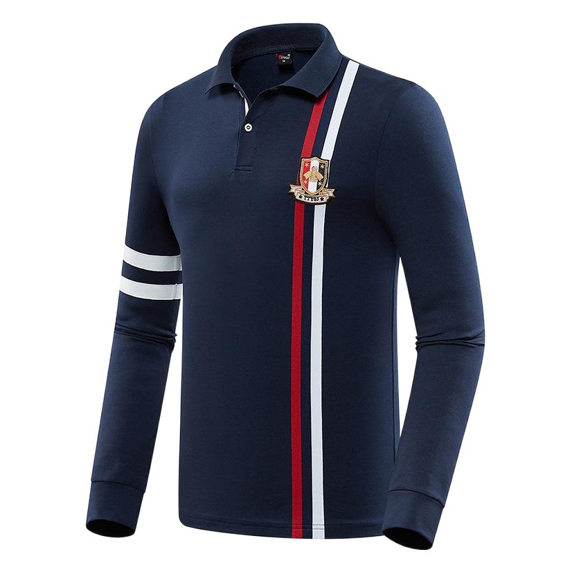 Autumn Golf Clothing Men's Long Sleeve T-Shirt Lapel Polo Shirt Casual Sports Ball Clothes Can Be logo