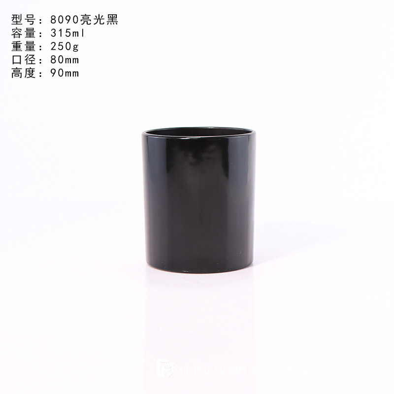 Picture of Color Frosted Candle Holder Glass Aromatherapy Candle Cup Creative Fashion Candle Jar DIY Aromatherapy Candle Holder with Lid for Home