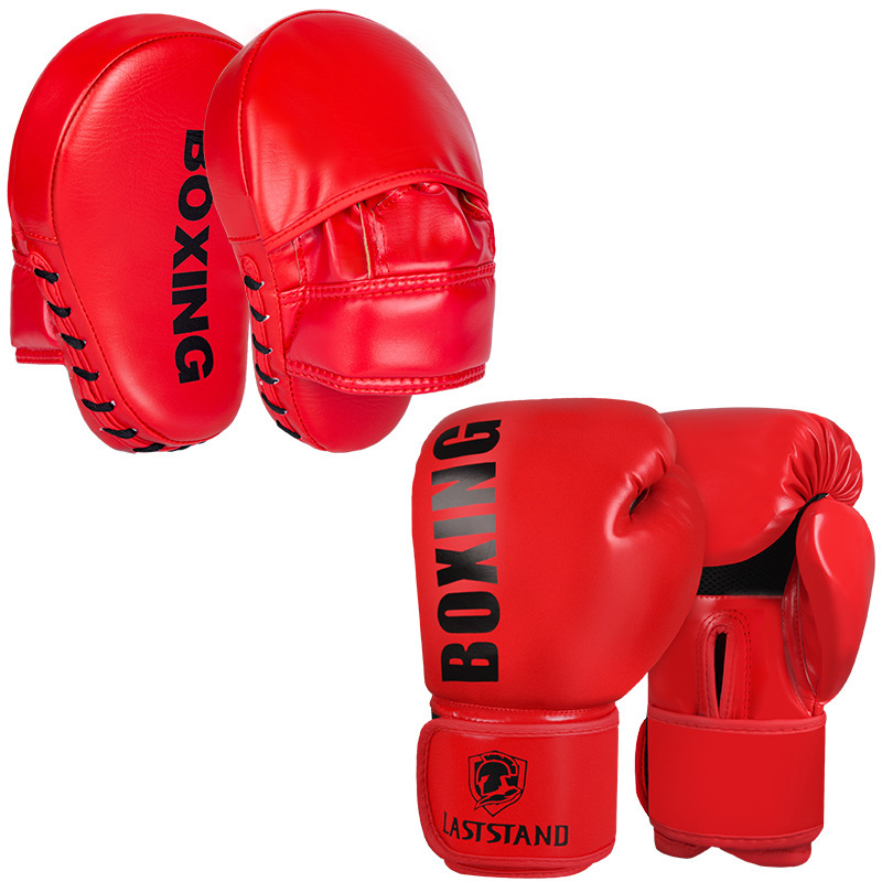 Picture of Boxing gloves combination set hand target foot target adult children's sanda fighting boxing glove training equipment for men and women