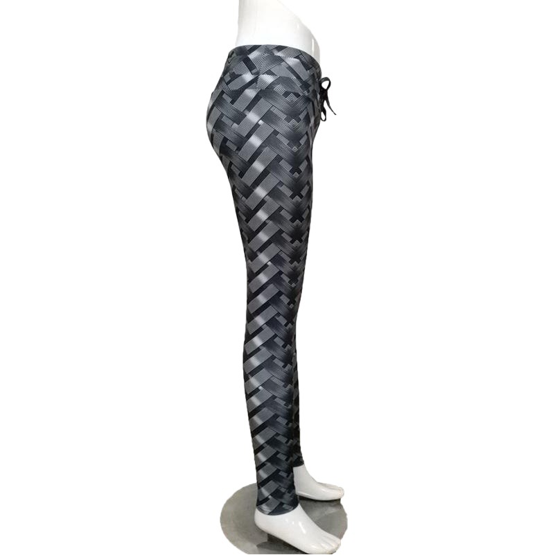 Fashion European and American New Fitness Pants Creative Digital Printing Running Sports Ankle-length Pants Yoga Fitness Leggings