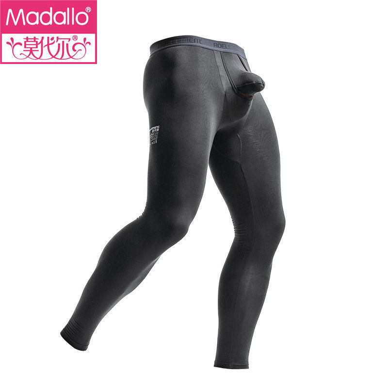 Picture of [Modal] Bullet Separated Men's Warm Autumn Pants Small Beauty Smart Bird's Nest Autumn Pants Leggings High Waist Warm Pants