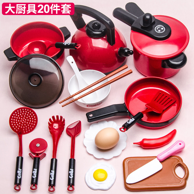 Picture of Children play house simulation kitchen cutting toys girls cooking boys and girls baby cutting fruit cooking set