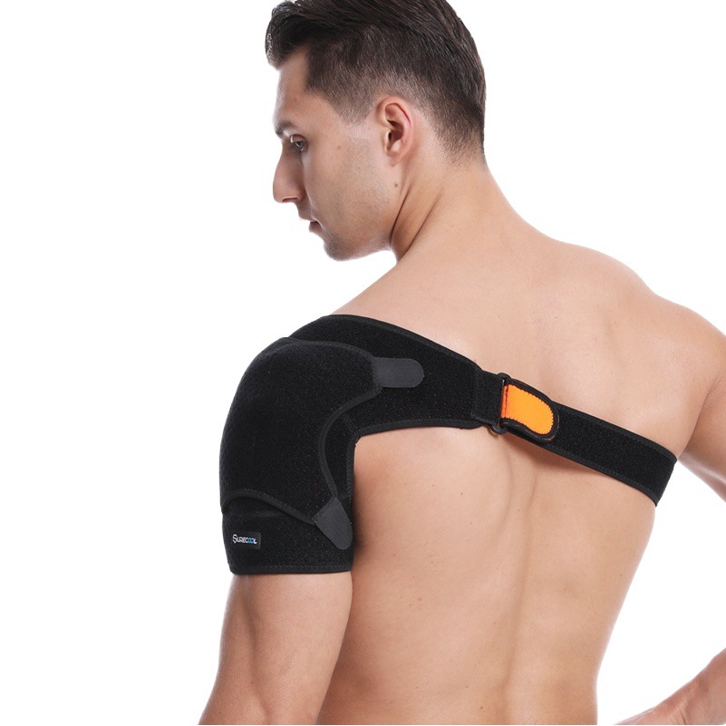 Sports Strap Shoulder Pad Fitness Anti-Dislocation Adjustable Shoulder Strap Shoulder Protection Single Shoulder Strain Fixed Shoulder Pad