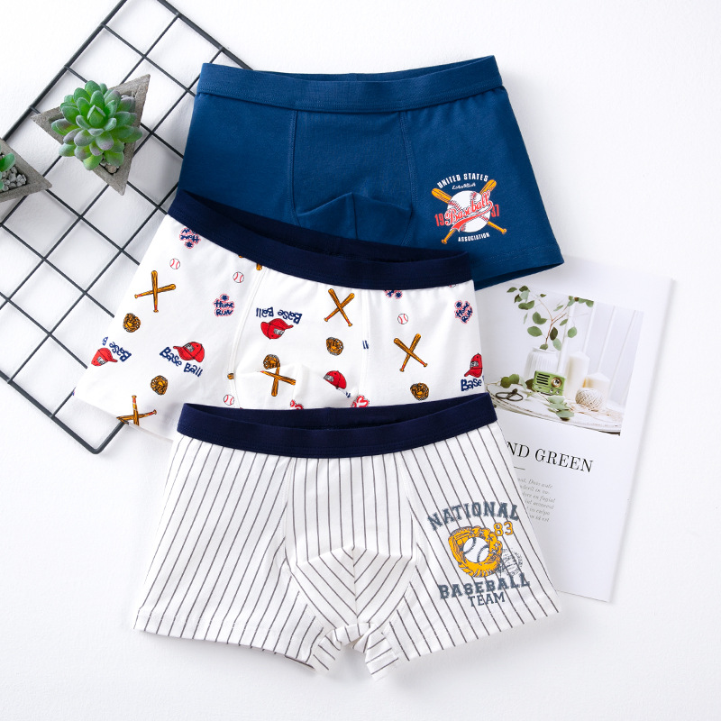 Picture of Boys' briefs children's cotton 50 boxer shorts boys' boxer shorts cartoon children's underwear