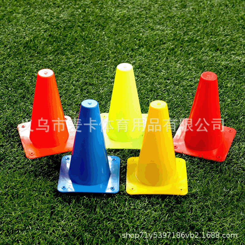 15cm Logo Bucket Logo Plate Roller Skating Road Pile Football Training Equipment Campus Football Non-Slip