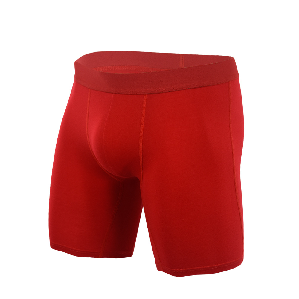 Picture of Pure Cotton Anti-Wear Leg Boxer Briefs American Trendy Underwear Amazon Cross-Border Wholesale Sports Long European and American Underwear for Men
