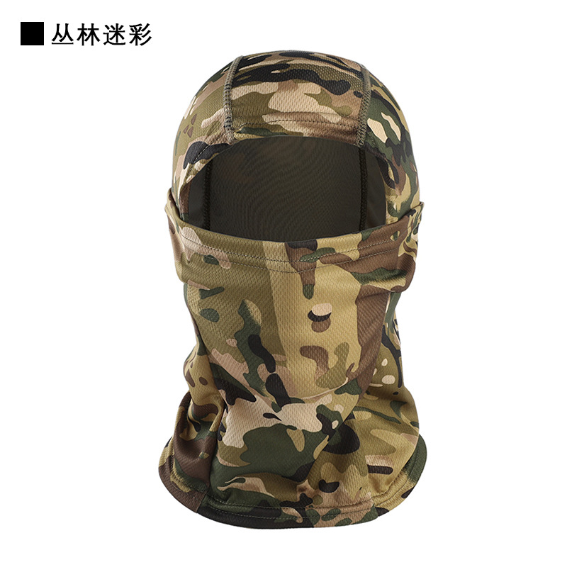 Picture of Cross-border Motorcycle Headgear Outdoor Dust-proof Drying Riding Mask Balaclava Hat Summer Tactical Camouflage Mask
