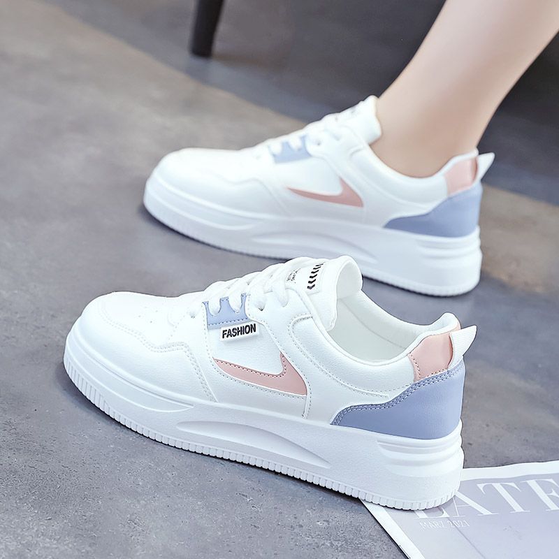 2025 New Style White Sneakers for Women, Versatile Sports Casual Shoes, Student Flat Sneakers, Trendy Popular Autumn Women's Shoes