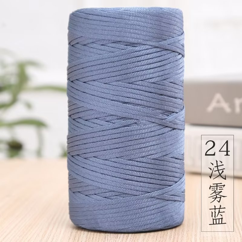 Picture of Spring and Summer peony hand bag crocheted material package ice hemp thread