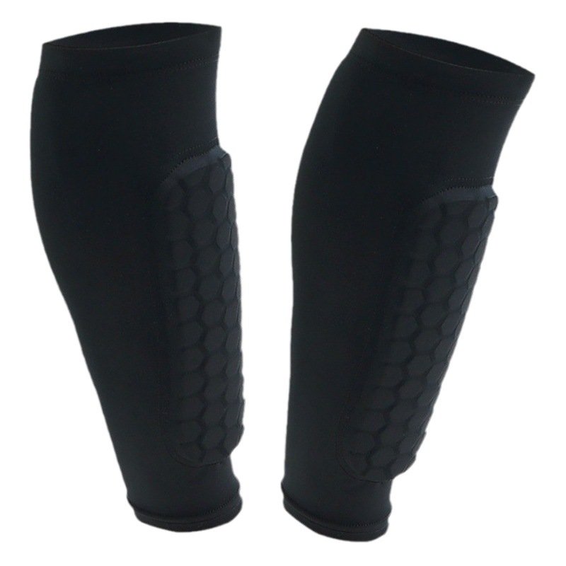Outdoor Sports Honeycomb Calf Protection Set Riding Running Football Basketball Anti-slip Anti-collision Protection Fixed EVA Leg Protection