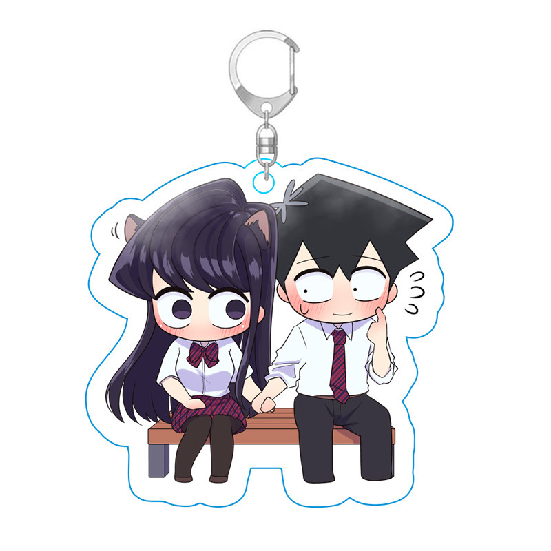 Picture of Ancient students have communication disorders animation surrounding only wild people key chain acrylic key chain hanging