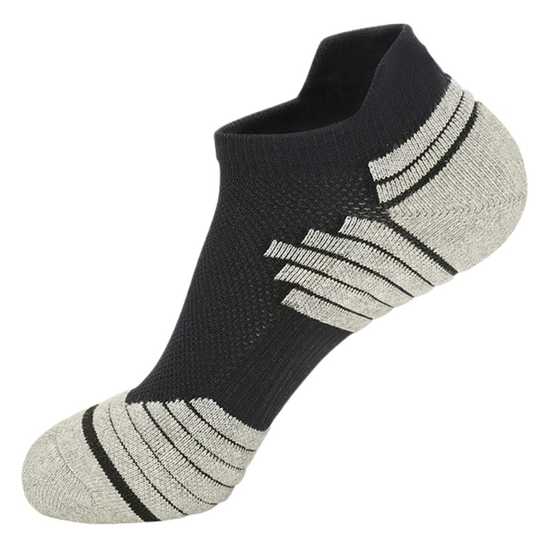Autumn and Winter Shallow Mouth Running Socks Towel Bottom Cotton Socks Men's and Women's Badminton Sports Socks Professional Cycling Socks Wholesale