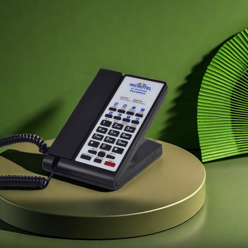 Picture of High-end hotel guest room special telephone hotel front desk telephone holder internal fixed phone guest room manufacturer
