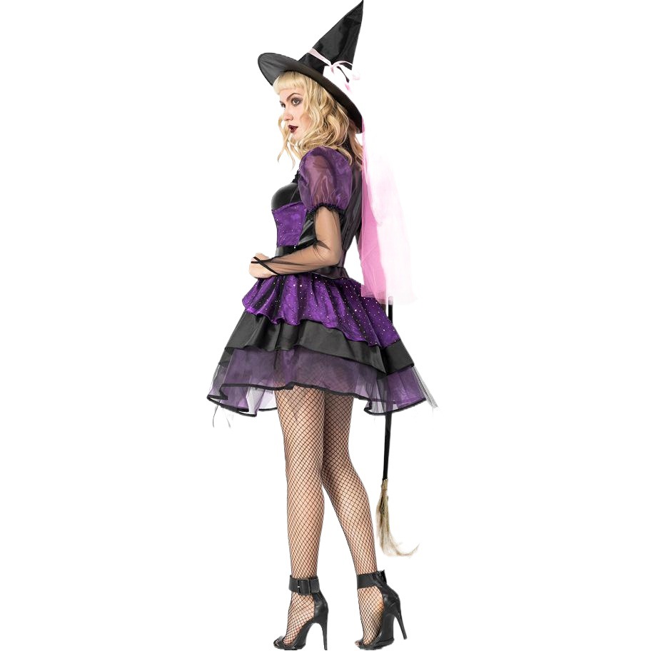 M-XL Halloween Witch Costume Cosplay Uniform Holiday Funny Party Costume Masquerade Costume