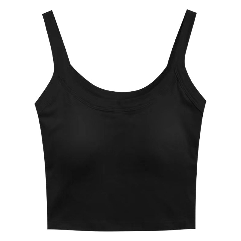 Beauty back camisole women's one-piece fixed Cup tube top anti-exposure outer wear bottoming top