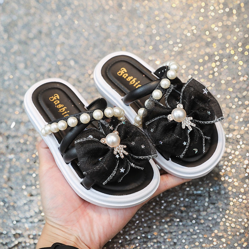 Picture of Girls Slippers Summer 2025 New Style Indoor and Outdoor Wear Non-Slip Soft Sole Wear-Resistant Cute Princess Style Slippers