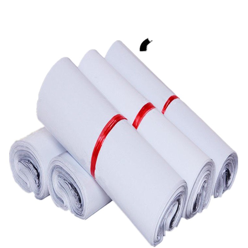 Factory wholesale 20*35 small size 11 silk white express bag express waterproof packing bag express packaging bag