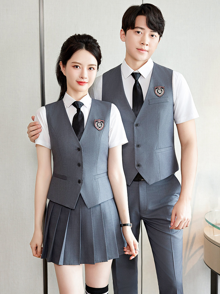 Picture of Class uniform spring and summer college style junior high school student graduation school uniform suit senior high school student graduation season chorus recitation performance costume