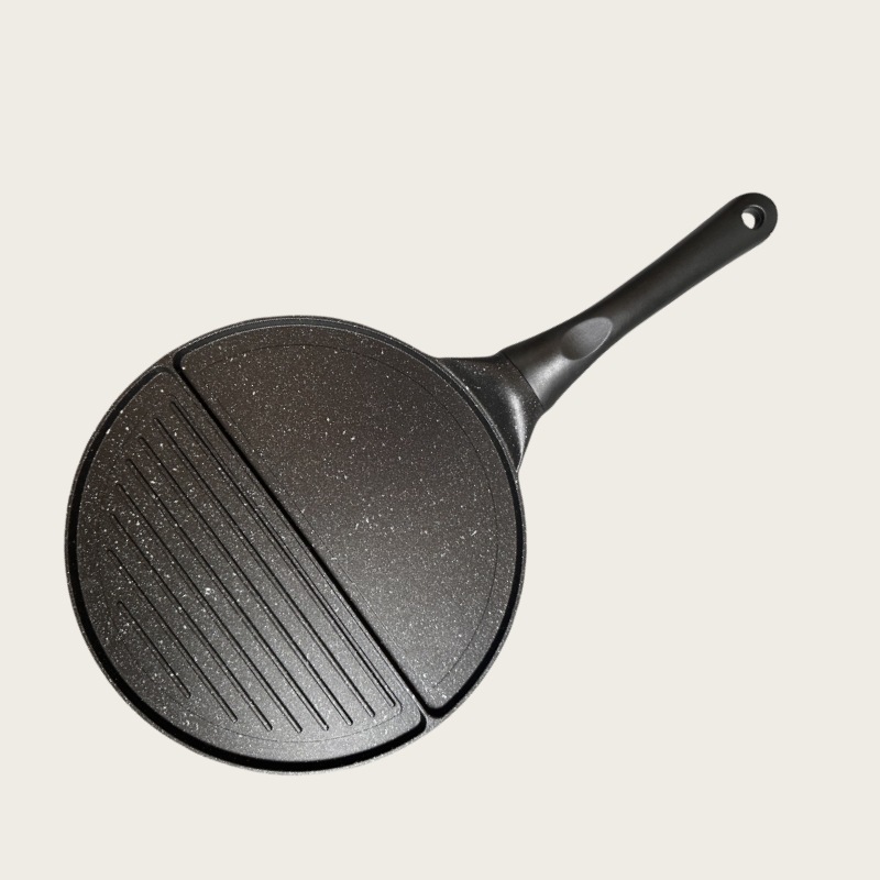 Picture of 1Pcmulti-Hole Egg Frying Pan Creative Porous Frying Pan Barbecue Plate Household Aluminum Alloy Series