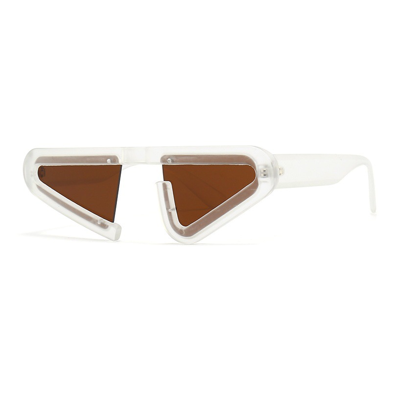 083 Personality Funny Cross-border Narrow Three-legged Sunglasses Women's Trendy Street Photoshoot Cat's Eye Sunglasses Men