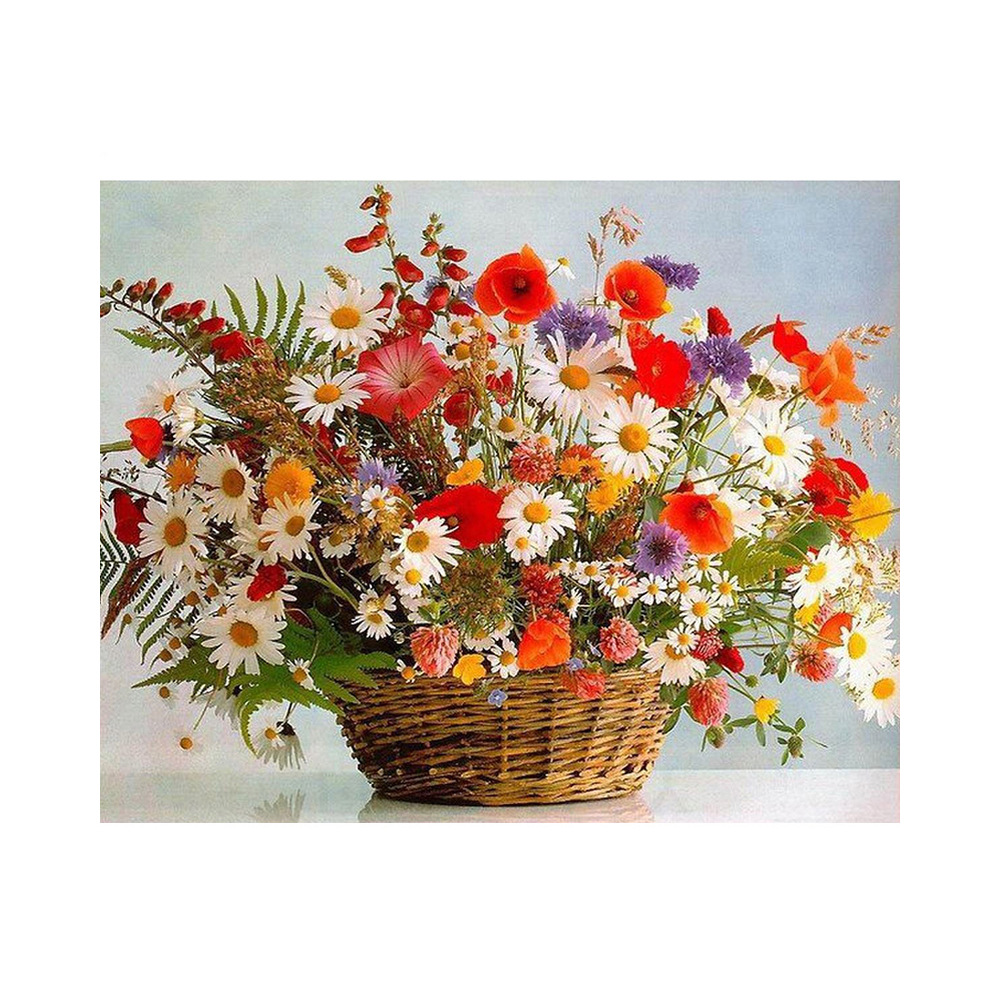 Cross-border diy digital oil painting chrysanthemum series global Shopify EBY Amazon WIS