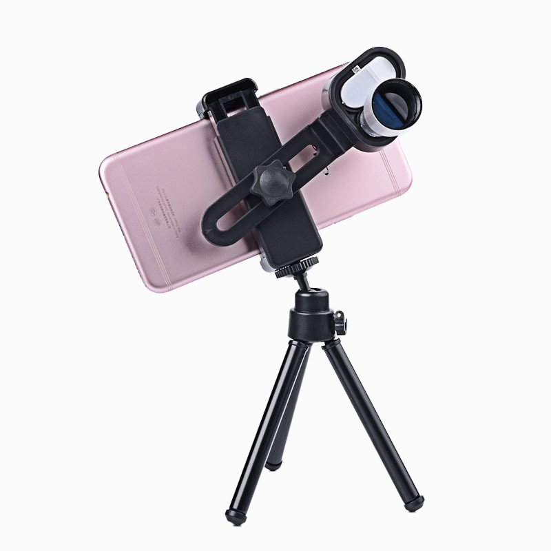 Picture of New corner telescope mobile phone camera clip manufacturers patent 8X20 single telescope camera telescopic clip