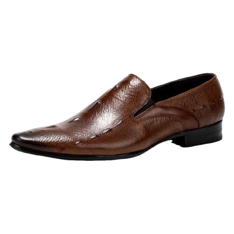 [vip for] casual leather shoes men's leather formal men's shoes top layer leather new British business loafers