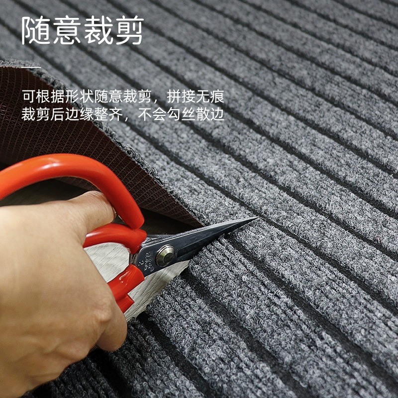 Picture of Entrance Door Mat Dirty Resistant Foot Mat Bathroom Door Entrance Mat Kitchen Water Absorbent Mat Outside Carpet