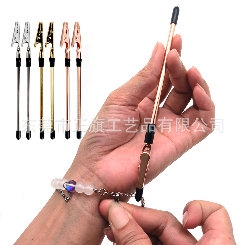 Cross-mirror Hot-selling Bracelet Artifact Bracelet Wearing Assistant Multifunctional Assistant Clip Creative Metal Clip Portable