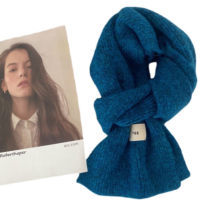 [Dai Green] High Feeling Full ~ South Korea Dongdaemun egg Solid Color Classic Warm Cashmere Scarf Scarf