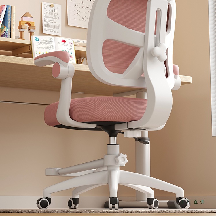Children's study chair, primary school writing chair, adjustable lifting seat, delicate sitting posture, desk back, work chair