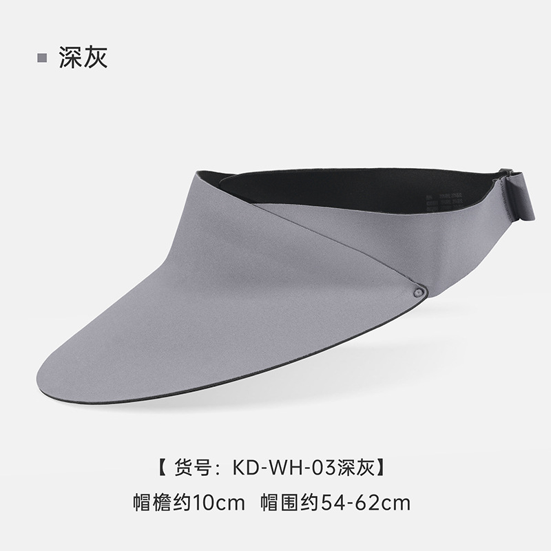 Picture of Qianqiwo summer anti-ultraviolet sun hat windproof sunscreen hat large eaves empty top double-sided ice silk hat women Wholesale