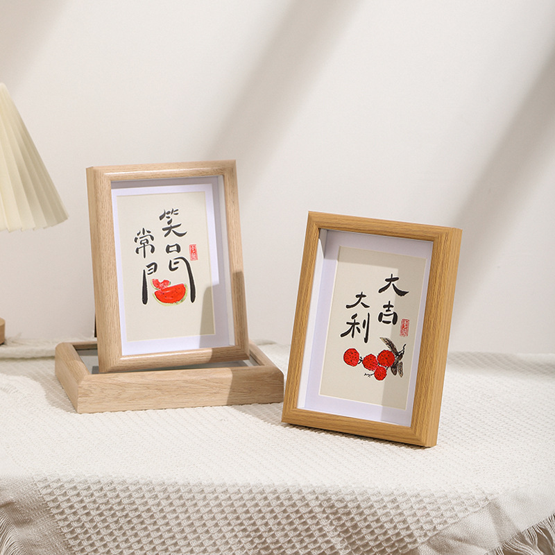 Picture of Hollow Photo Frame Stereo Photo Frame Table 5678inch Photo Frame A4 Wall Hanging Calligraphy Word Frame Dried Flower Photo Frame
