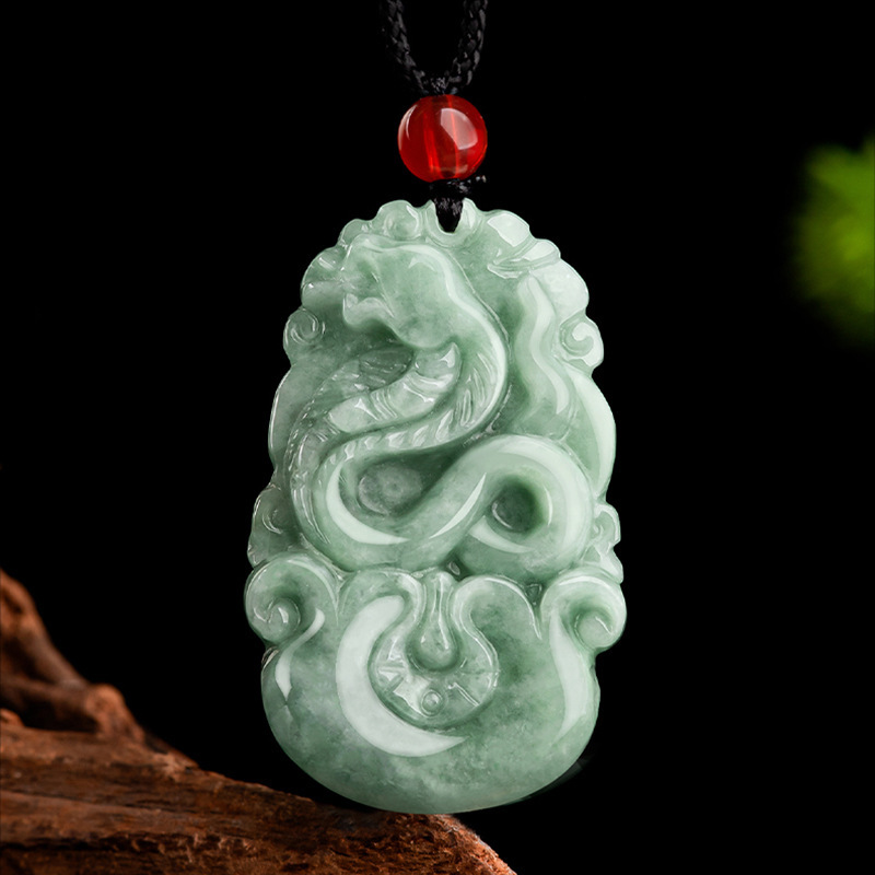 Picture of Myanmar A natural jade jade pendant 12 zodiac pendant 12 zodiac pig pendant jade direct cordless