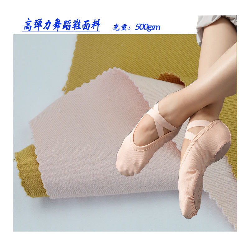 Children's Ballet Shoes, Elastic Breathable Fabric, Comfortable Wrapping and Non-Constricting, Professional Dance Training Shoe Fabric