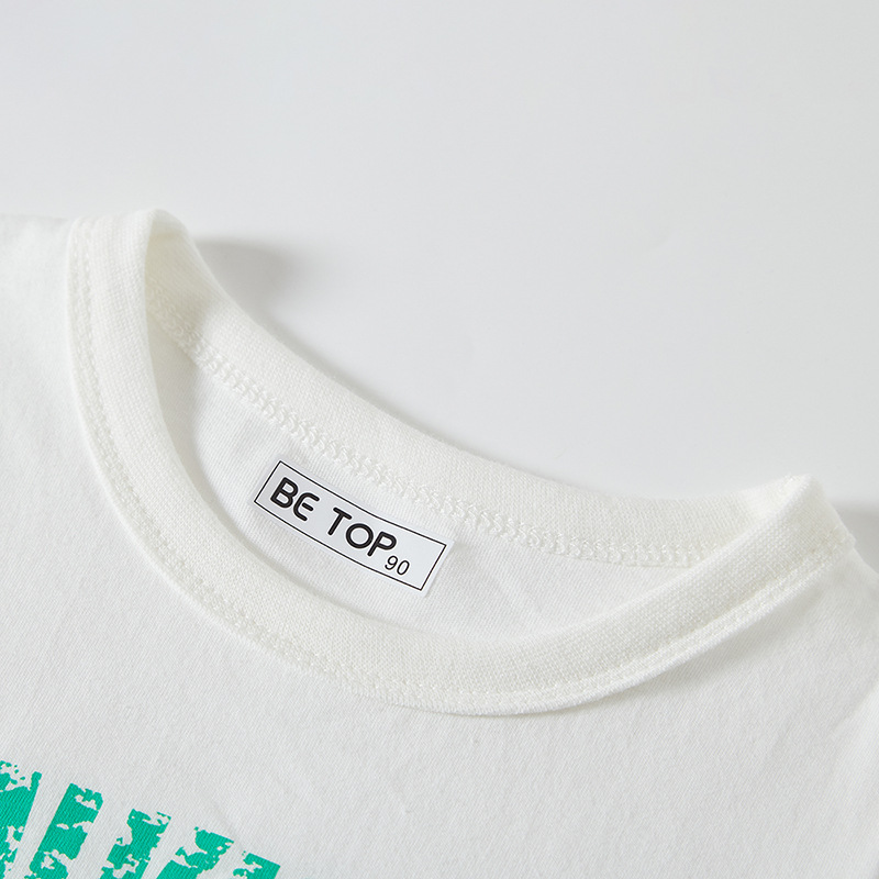 Picture of 2025 New Kidsren's Clothing Boys Short-Sleeved T-Shirt Summer Kidsren's Half-Sleeved Pure Cotton Summer Clothing Stereo Dinosaur One Piece Drop Shipping