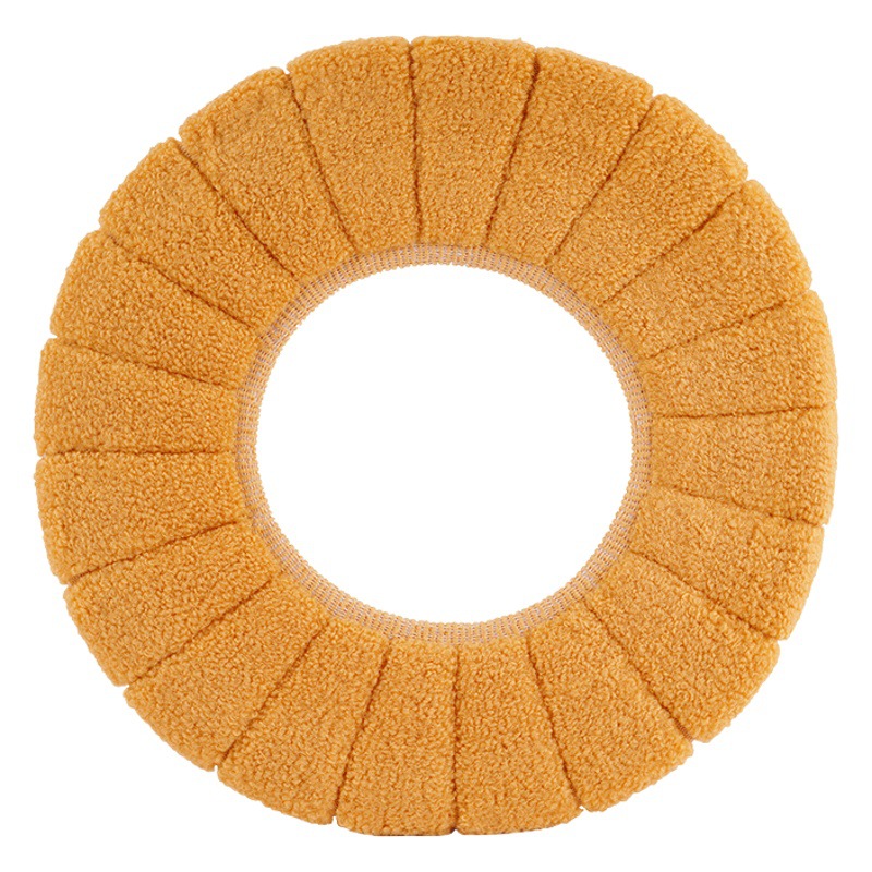 Universal Toilet Seat Cushion, Four-Season Thickened Toilet Cover, Knitted Washable Household Ring, Non-Slip