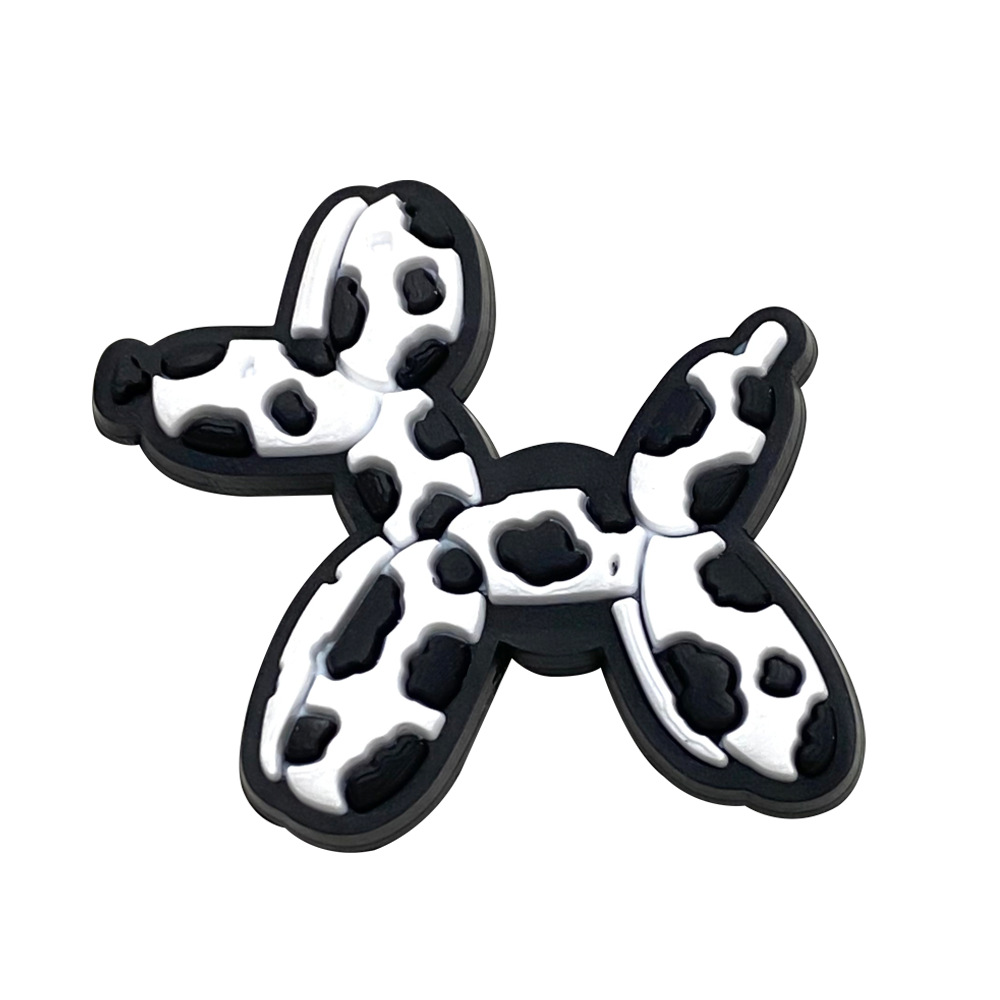 Picture of cartoon cow series hole shoes shoes flower accessories hole shoes diy accessories pvc plastic drop shoe buckle