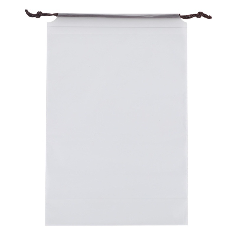 Simple Frosted Bundle Pocket Clothing Commodity Packaging Storage Bag Translucent White Storage Bundle Packaging Bag