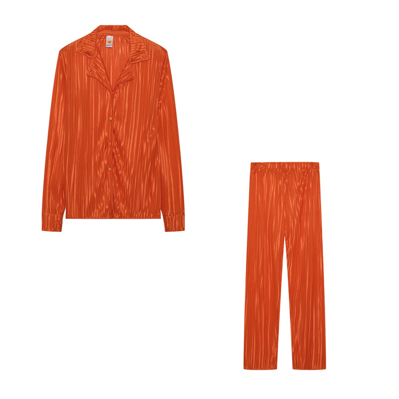 Picture of 2023# European and American Women's Amazon Independent Station Hot Explosions Sexy Pleated Loose Casual Multicolor suit